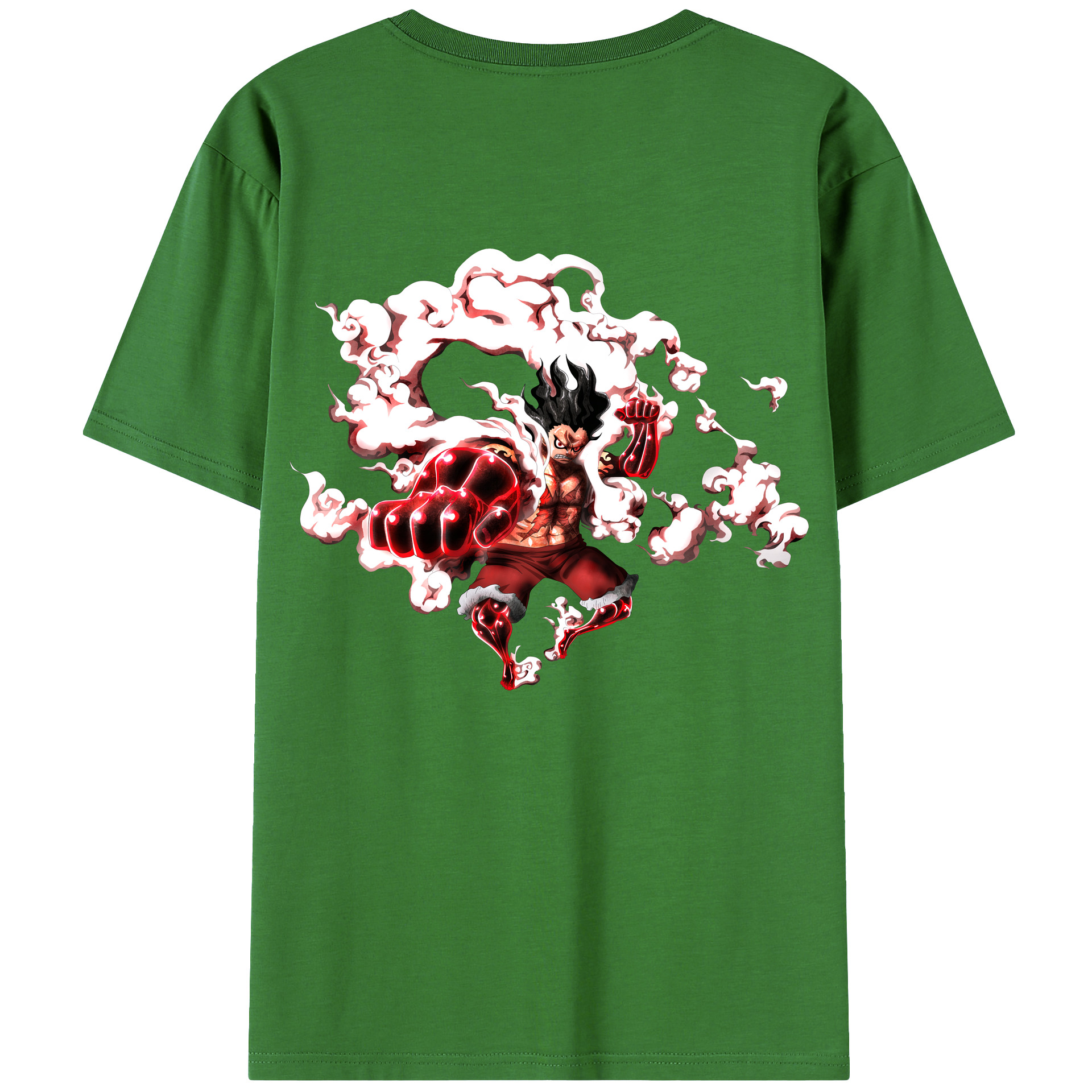 ワンピース モンキー・D・ルフィ ONE PIECE Monkey D. Luffy レディース半袖Tシャツ(バックプリント)